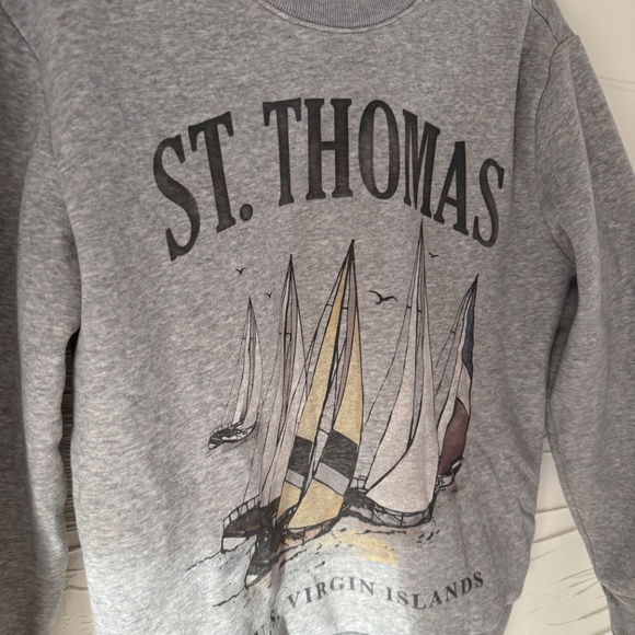 Hollister Oversized St. Thomas Graphic Crewneck Sweatshirt | Size XS - Picture 4 of 6
